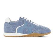 Lichtblauwe Olympia-Z Sneakers Hogan , Blue , Dames