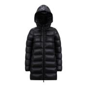 Lange Parka Jas voor Vrouwen Moncler , Black , Dames