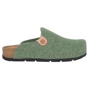 Groene huisslipper met antislipzool Rohde , Green , Dames