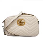 Pre-owned Leather gucci-bags Gucci Vintage , White , Dames