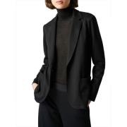 Blauwe Jacquard Blazer Riva Model Pennyblack , Blue , Dames