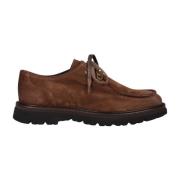 Chocolade Suède Veterschoenen Corvari , Brown , Heren