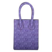 Korrelig Leren Schoudertas Moreau Paris , Purple , Dames