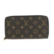 Pre-owned Canvas wallets Louis Vuitton Vintage , Brown , Dames