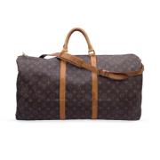 Pre-owned Canvas travel-bags Louis Vuitton Vintage , Brown , Dames