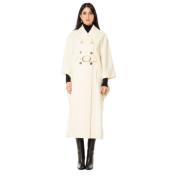 Manteljas - Effen Kleur, Oversized Fit Babylon , Beige , Dames