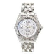 Pre-owned Metal watches Breitling Pre-owned , White , Dames