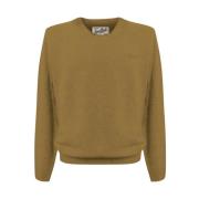 Merino Wol Licht Sweater voor Mannen MC2 Saint Barth , Brown , Dames