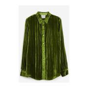 Stijlvolle Overhemden Collectie Forte Forte , Green , Dames