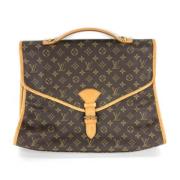 Pre-owned Fabric louis-vuitton-bags Louis Vuitton Vintage , Brown , Da...