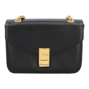 Pre-owned Leather celine-bags Celine Vintage , Black , Dames