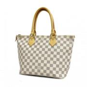 Pre-owned Fabric louis-vuitton-bags Louis Vuitton Vintage , White , Da...