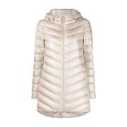 Witte Puffer & Down Coat Herno , White , Dames