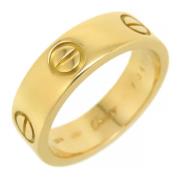 Pre-owned Metal rings Cartier Vintage , Yellow , Dames