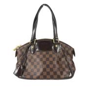 Pre-owned Fabric louis-vuitton-bags Louis Vuitton Vintage , Brown , Da...