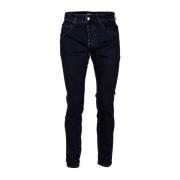 Milano Slim Fit Jeans Gemaakt in Italië Don The Fuller , Blue , Heren