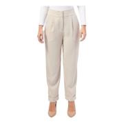 Beige high-waist skinny broek Armani Exchange , Beige , Dames