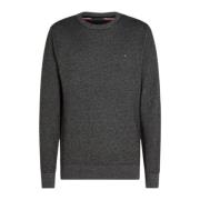 Pima Biologisch Katoen Kasjmier Sweater Tommy Hilfiger , Black , Heren