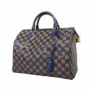 Pre-owned Fabric louis-vuitton-bags Louis Vuitton Vintage , Blue , Dam...