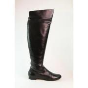 Pre-owned Leather boots Valentino Vintage , Black , Dames