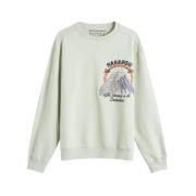 Vredesberg Crew Sweat Groen Maharishi , Green , Heren