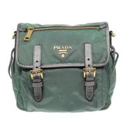 Pre-owned Fabric prada-bags Prada Vintage , Green , Dames