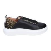 Leren Dames Sneakers Stijlvolle Schoenen Alexander Smith , Black , Dam...