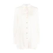 Casual langemouwenshirt in beige Salvatore Ferragamo , Beige , Dames