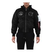 Nasa Ma-1 Bomberjack Alpha Industries , Black , Heren