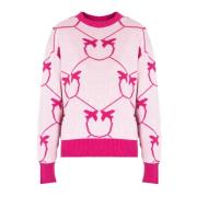 Casual losvallende trui Pinko , Pink , Dames