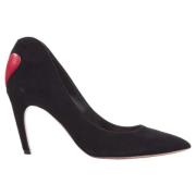 Pre-owned Suede heels Dior Vintage , Black , Dames