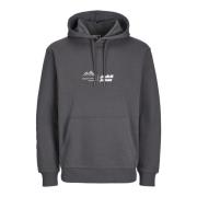 Lima Logo Hoodie Jack & Jones , Gray , Heren