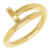 Pre-owned Metal rings Cartier Vintage , Yellow , Dames