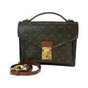 Pre-owned Canvas handbags Louis Vuitton Vintage , Brown , Dames