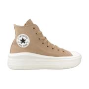 Hoge Top Sneakers Move Stijl Converse , Brown , Dames