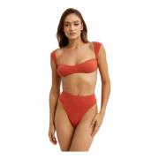 Oranje Bikini Top Amber La Revêche , Red , Dames