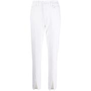 Witte Slim Fit Straight Jeans Ksubi , White , Dames