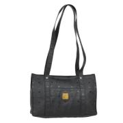 Pre-owned Leather handbags MCM Pre-owned , Black , Dames