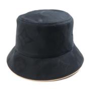 Pre-owned Cotton hats Louis Vuitton Vintage , Black , Dames