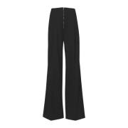 Zwarte Wol Casual Broek Proenza Schouler , Black , Dames