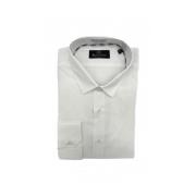 Heren Katoenen Overhemd Aquascutum , White , Heren