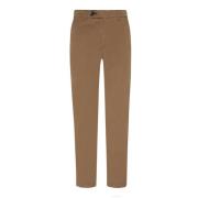 Tencel Katoen Chino Broek Effen Vilebrequin , Brown , Heren