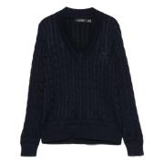 Meren Long Sleeve Pullover Ralph Lauren , Blue , Dames