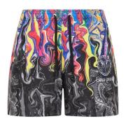 Artistieke Gebreide Shorts Carlo Colucci , Multicolor , Heren