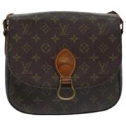 Pre-owned Canvas louis-vuitton-bags Louis Vuitton Vintage , Brown , Da...