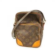 Pre-owned Fabric louis-vuitton-bags Louis Vuitton Vintage , Brown , Da...