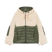 Gewatteerde Nylon Fleece Jas Polo Ralph Lauren , Green , Heren