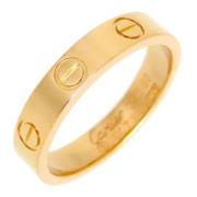 Pre-owned Metal rings Cartier Vintage , Yellow , Dames