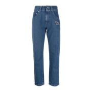 Blauwe Straight Jeans met 5 Zakken Opening Ceremony , Blue , Dames