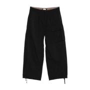 Zwarte Cargo Broek Koordzoom Ten C , Black , Heren